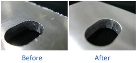 deburr sheet metal parts|deburring process.